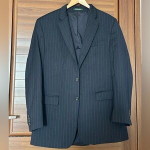 Lauren Ralph Lauren Men’s 100% Wool Striped Blazer